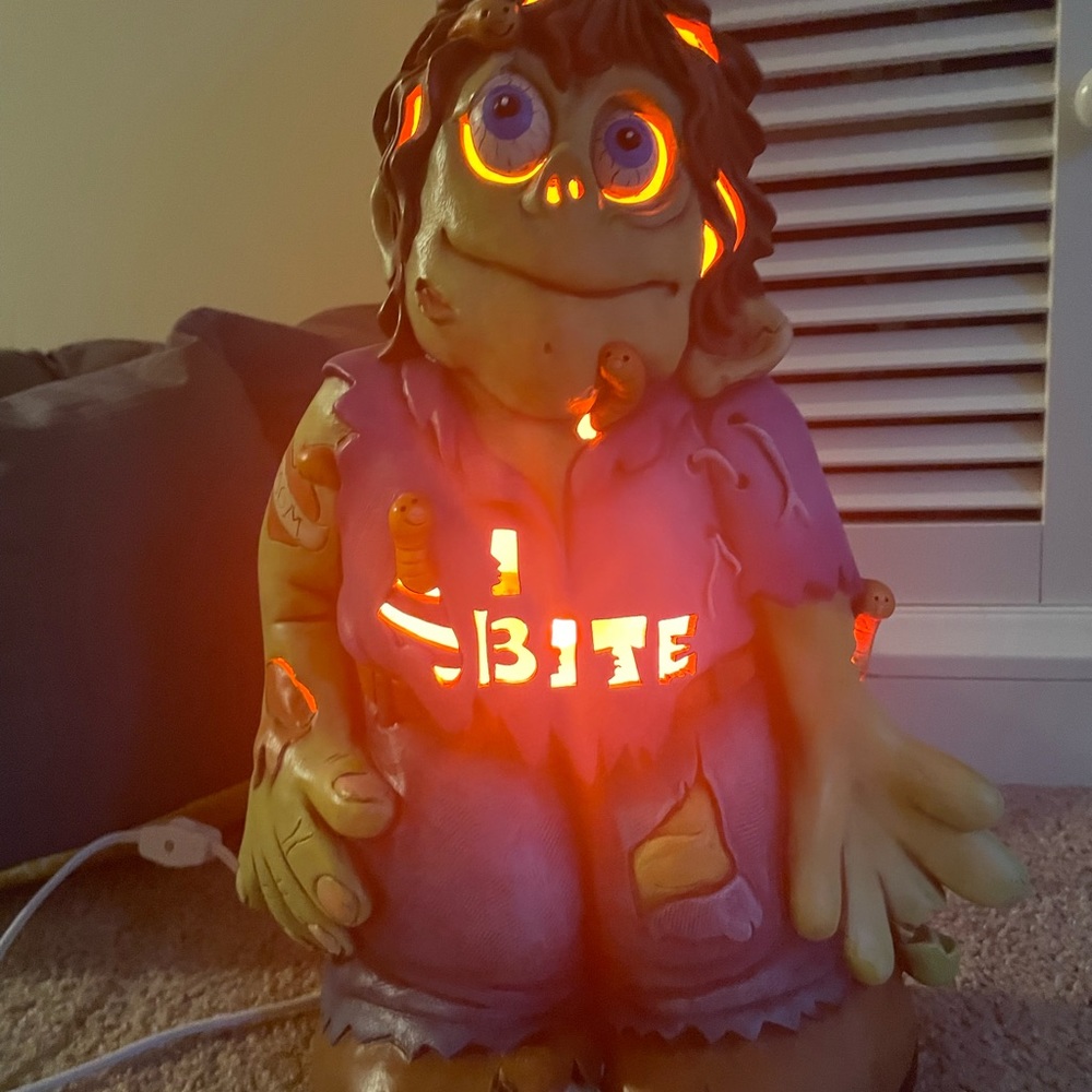 Ceramic light up Franken Zombie!
